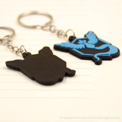 Factory wholesale promotional gifts christmas bestselling keychain go pokemon card key ring